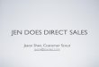 Jen Does Direct Sales - an SF Ad Publisher meetup prezo by isocket