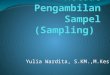 Metode pengambilan sampel (sampling)
