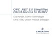 OPC .NET 3.0 Simplifies Client Access to DeltaV