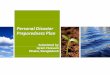 Coursera: Disaster Preparedness Plan