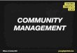 Community management – Anna Viganò