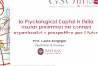 Personal resources and their influence on performance – Opening Remarks to Prof. Luthans’ Keynote Laura Borgogni, Sapienza Università di Roma / Scientific Director UTilia –