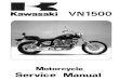 Kawasaki VN1500 '87-'99 Service Manual
