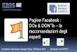 Facebook Pages DOs & DON'Ts - Italiano