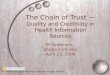 Chain of Trust, a web quality assessment tool