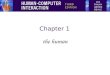 Chapter 1   hci - the human  + alan dix