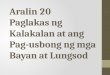 Aralin 20 paglakas ng kalakalan at ang pag usbong ng mga bayan at lungsod (3rd yr.)