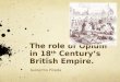 The role of Opium in 18th Century British Empire