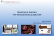 Business games for educational purposes   milo hendriks