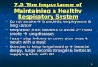 7[1].5   the importance of maintaining a healthy respiratory system