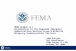 FEMA Region III Introduction to the Regional Emergency 