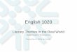 English1020 Literary Themes