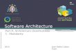 Software Architecture Taxonomies - modularity