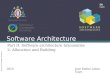 Software Architecture - Allocation taxonomies: building, deployment and distribution channels