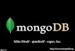 Inside MongoDB: the Internals of an Open-Source Database