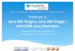 Webinar 2 : 2014 MU Stage 2 and  CQM 2014 overview | DigiDMS