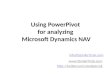Using Excel PowerPivot for analyze Navision