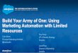 Build Your Army of One Using Marketing Automation with Limited Resources