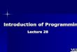 CS201- Introduction to Programming- Lecture 28