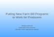 Putting New 2008 Farm Bill Programs to Work for Producers