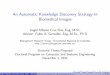 Doctoral Thesis Proposal: An Automatic Knowledge Discovery Strategy In Biomedical Images