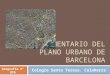 Comentario del plano urbano de Barcelona