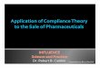Application of Compliance Theory to the Sale of Pharmaceuticals