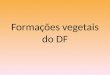Formações vegetais do df