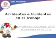 Accidentes e incidentes en el trabajo