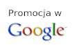 Promocja w Google