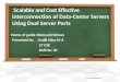 Scalable and Cost Effective interconnection of Data-Center Servers  Using Dual Server Ports