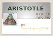 Aristotle by Derrick,C.Ss.R