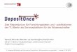 DepositOnce - Das Repositorium für Forschungsdaten und -publikationen der TU Berlin als Serviceplattform für die Wissenschaftler