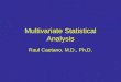 Multivariate statistical