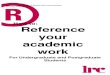 Ravensbourne Harvard Referencing Guide