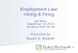Employment Law: Hiring and Firing