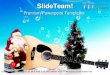 Musical christmas festival power point templates themes and backgrounds ppt themes