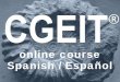 CGEIT online review course Spanish / Español (Intro)
