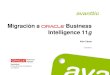 Webinar Migración a Oracle Business Intelligence 11g