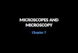 Microscopes and microscopy
