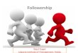 Ob presentation on followership