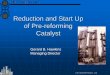 Reduction & Startup of Pre-reforming Catalysts