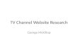 Tv channel website research - Textual Analysis