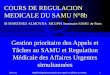 Reg8b f  urgences internes opérationnelles de la salle de régulation du samu