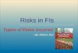 Risks in financial institutions