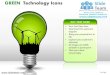Green technology icons powerpoint ppt templates