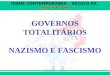 Governos Totalitários (nazismo e fascismo)