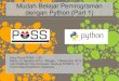 Pelatihan Python Dasar Part 1 - POSS UPI