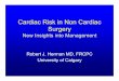 Cardiac Risk in Non Cardiac Surgery