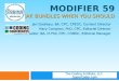Modifier 59 break bundles when you should